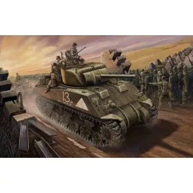 HobbyBoss U.S M4 harckocsi (Mid -Model) 1:48 makett