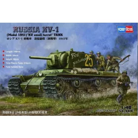   HobbyBoss szovjet KV-1 1941 kis tornyos harckocsi 1:48 makett