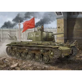   HobbyBoss szovjet KV-1 1942 egyszerűsített toronnyal 1:48 makett