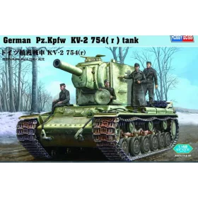 HobbyBoss német Pz.Kpfw KV-2 754(r) harckocsi 1:48 makett