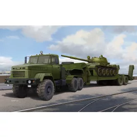   HobbyBoss Ukraine KrAZ-6446 vontató w.MAZ/ChMZAP- 5247G semitrailer 1:35 makett