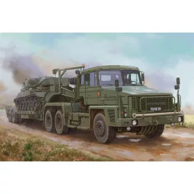   HobbyBoss Scammell Commander – 62 tonne Crane Fruehauf semi-trailer 1:35 katonai jármű makett