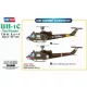 HobbyBoss UH-1C Huey Helicopter 1:48 helikopter makett