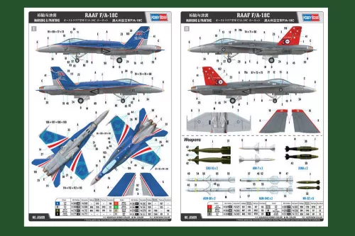 HobbyBoss RAAF F/A-18C 1:48 repülőgép makett