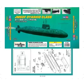 HobbyBoss JMSDF OYASHIO CLASS 1:700 tengeralattjáró makett