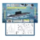 HobbyBoss orosz haditengerészet KILO CLASS 1:700 tengeralattjáró makett