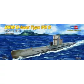   HobbyBoss DKM U-boat Type VII C 1:700 tengeralattjáró makett