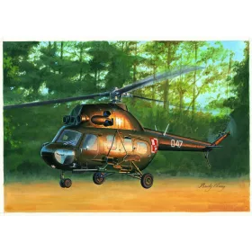   HobbyBoss Mil mi-2US Hoplite gunship variant 1:72 helikopter makett