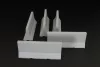 Hauler Modern concrete road barriers – 1:35 dioráma kellék makett