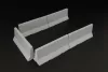Hauler Modern concrete road barriers – 1:48 dioráma kellék makett
