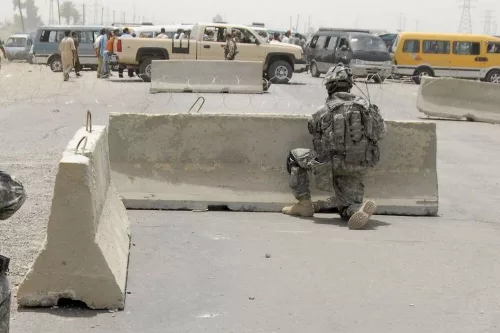 Hauler Modern concrete road barriers – 1:48 dioráma kellék makett