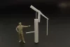 Hauler Rustic style water pump – dioráma kellék makett