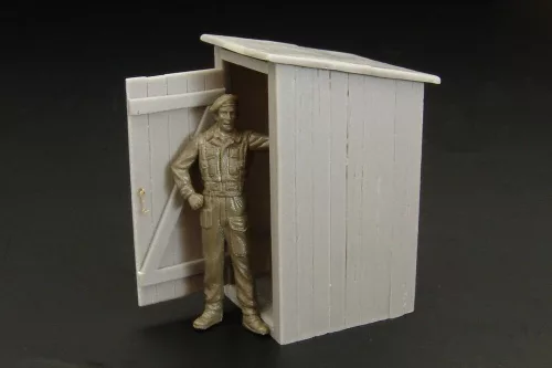 Hauler Latrine – 1:48 dioráma kellék makett