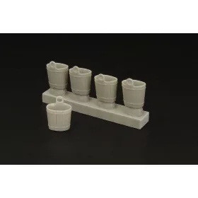 Hauler Wooden Tubs – dioráma kellék makett
