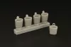 Hauler Wooden Tubs – dioráma kellék makett