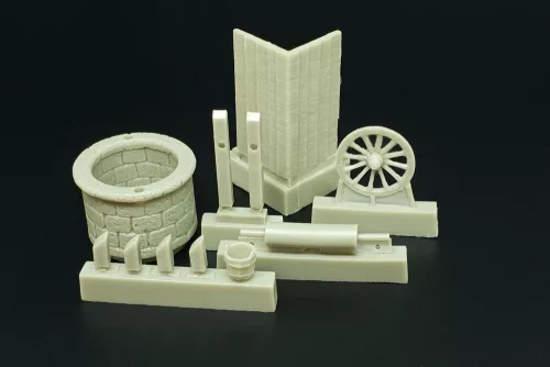 Hauler Stone well – dioráma kellék makett