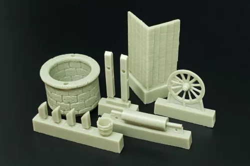 Hauler Stone well – dioráma kellék makett