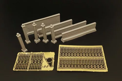 Hauler Castle fence – 1:72 dioráma kellék makett