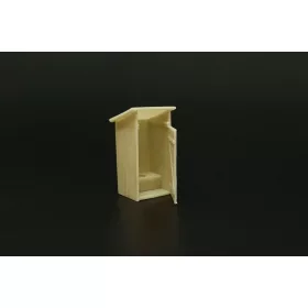 Hauler Latrine – 1:72 dioráma kellék makett