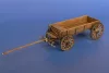 Hauler Farm horse drawn wagon – 1:72 dioráma kellék makett