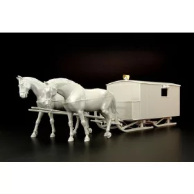 Hauler HS-3-1 Krankenschlittens – dioráma kellék makett