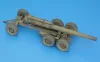 Hauler M1 240mm HOWITZER transp wagon – fegyverrendszer makett