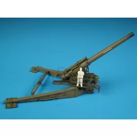   Hauler M1 240mm howitzer IN FIRE POSITION – fegyverrendszer makett