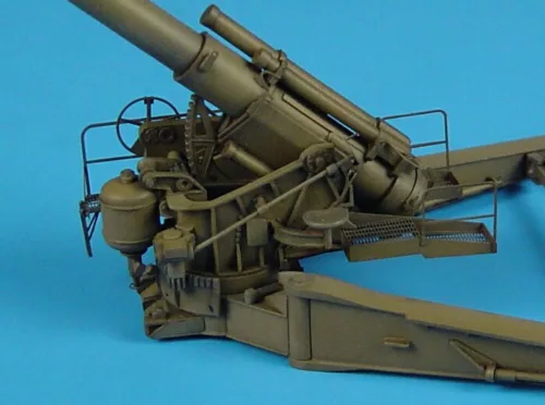 Hauler M1 240mm howitzer IN FIRE POSITION – fegyverrendszer makett