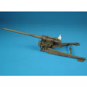   Hauler M1 8inch gun IN FIRE POSITION – fegyverrendszer makett
