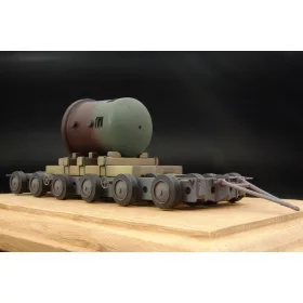 Hauler Culemeyer 80ton with armored cupola – járműmakett