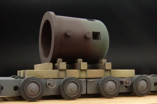 Hauler Culemeyer 80ton with armored cupola – járműmakett