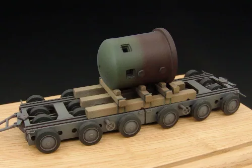 Hauler Culemeyer 80ton with armored cupola – járműmakett