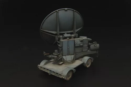 Hauler FuSE 62D Würzburg radar – fegyverrendszer makett