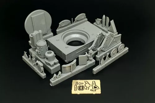 Hauler Skoda 30,5cm Siege Howitzer – fegyverrendszer makett
