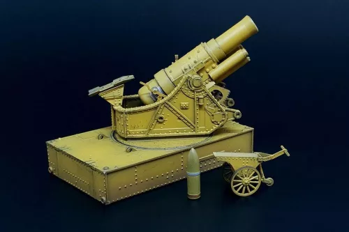 Hauler Skoda 30,5cm Siege Howitzer – fegyverrendszer makett