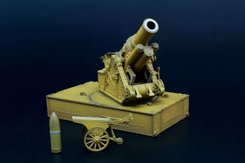 Hauler Skoda 30,5cm Siege Howitzer – fegyverrendszer makett
