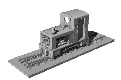 Hauler Deutz OMZ 122f – járműmakett