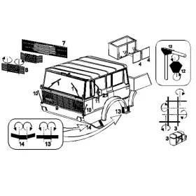 Hauler T813 6x6 – modellspecifikus részletező készlet