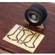 Hauler Wheel choke – dioráma kellék makett