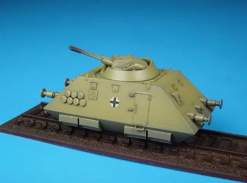 Hauler S Sp Pz FLAK Draisine KUGELBLITZ – harcjármű makett