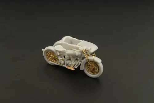Hauler Indian SCOUT - sidecar 1928 – járműmakett