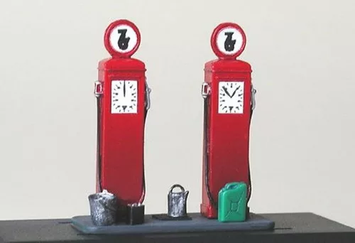 Hauler Petrol pump y 1925-50 – dioráma kellék makett
