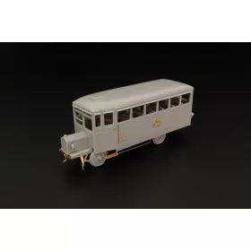 Hauler Praga M120 001 railway bus – járműmakett