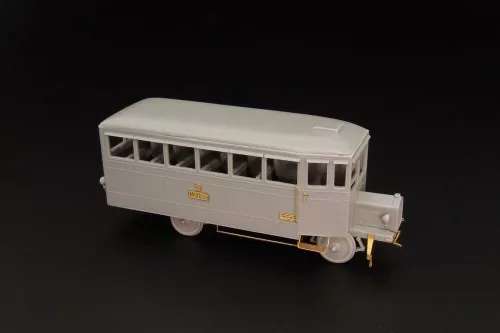 Hauler Praga M120 001 railway bus – járműmakett