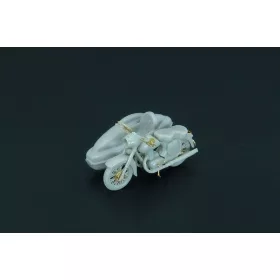   Hauler JW 250 ,,Kývačka‘‘ r 1956 w sidecar Velorex 560 – járműmakett