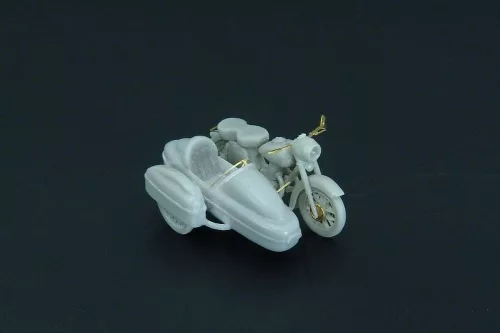 Hauler JW 250 ,,Kývačka‘‘ r 1956 w sidecar Velorex 560 – járműmakett