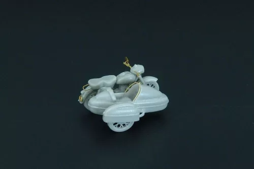 Hauler JW 250 ,,Kývačka‘‘ r 1956 w sidecar Velorex 560 – járműmakett