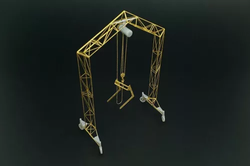 Hauler German 1,5t portal crane – földi kiszolgáló eszköz makett