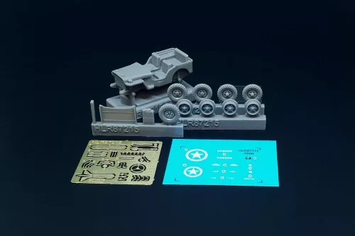 Hauler Jeep / railway Jeep – járműmakett