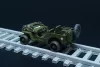 Hauler Jeep / railway Jeep – járműmakett